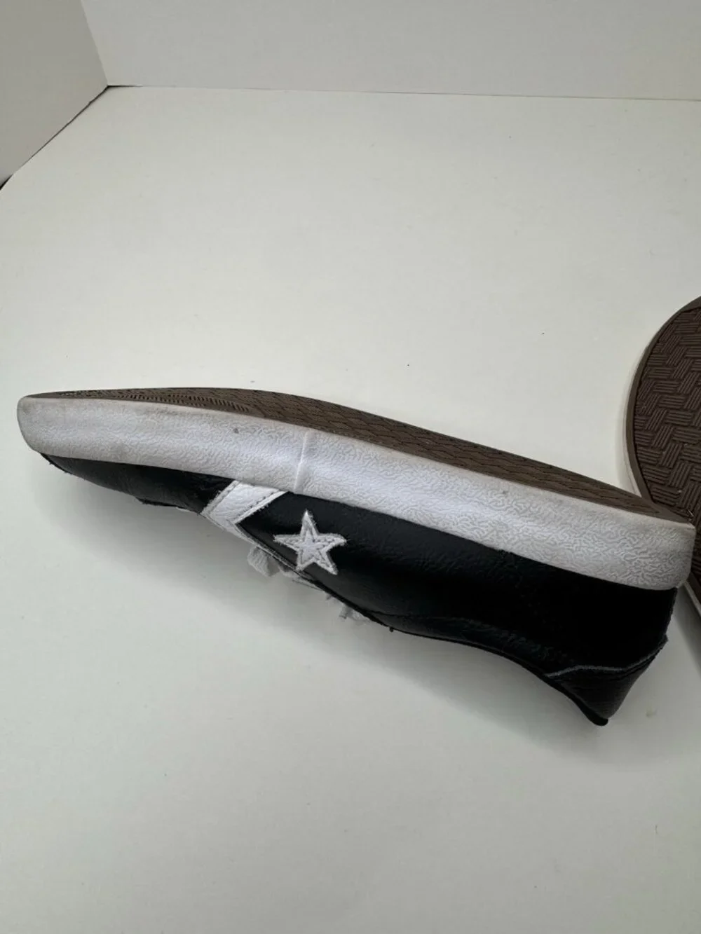Converse CT OX Point Star Ox Lace Up Size 4 22 CM Low Top Shoes Black White